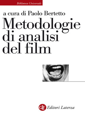 cover image of Metodologie di analisi del film